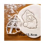 חותכן סנטה עם טקסטורה