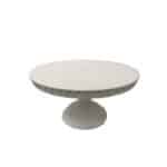 סטנד פלסטי על רגל ק-32.3 ג-16 סמ לבן