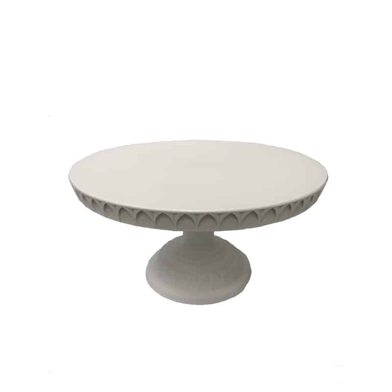 סטנד פלסטי על רגל ק-32.3 ג-16 סמ לבן – תמונה 1