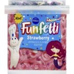 פילסברי UNICRON ציפוי תות MERMAID לעוגה + סוכריות