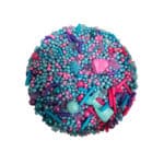 מיקס פנטזיה בת הים תכלת סגול 100 גרם 4187