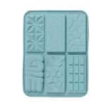 תבנית להכנת בר שוקולד 6 ברים קוביות כל בר 4*8.5 ס"מ בלעדי!!