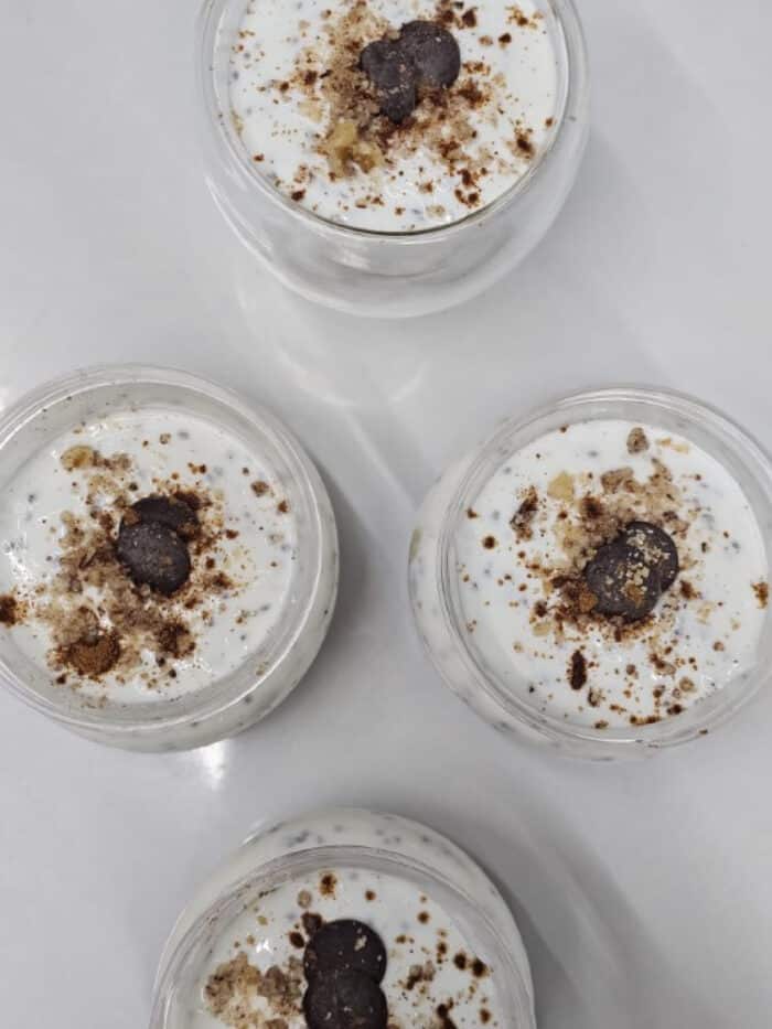 ⁦צנצנת פלסטי לקינוחים ק-8.5 ג-6 סמ (250 מל)⁩ – תמונה ⁦4⁩