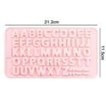 תבנית סילקון אותיות אנגלית דוגמא 2 צבעוני11.5*21 ס"מ בלעדי!!