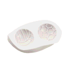 ⁦תבנית סילקון כדורגל כדורסל קוטר 2.5 ס"מ בלעדי!!⁩ – תמונה ⁦2⁩