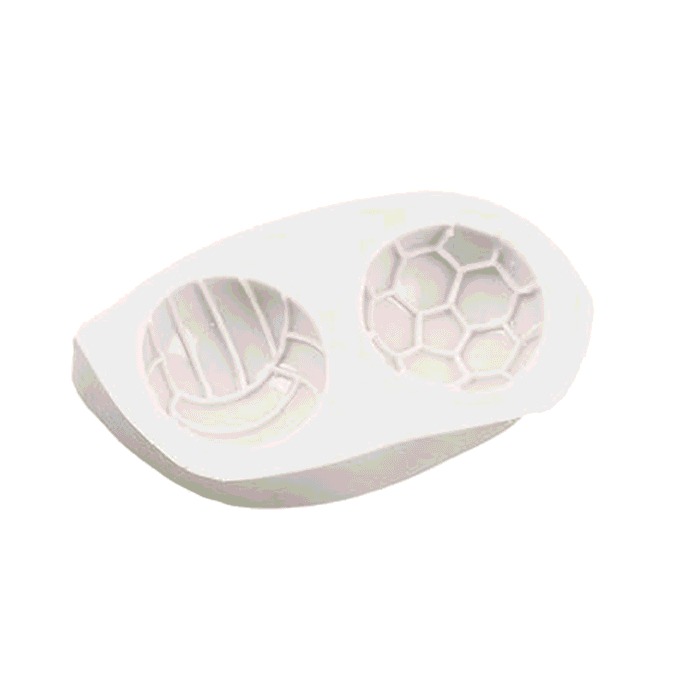 ⁦תבנית סילקון כדורגל כדורסל קוטר 2.5 ס"מ בלעדי!!⁩ – תמונה ⁦2⁩