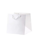 שקית נייר קשיחה לעוגה 30*30*30 ס"מ לבן