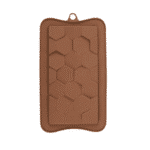 תבנית סילקון טבלאת שוקולד מעויינים שקע 7.5*15 ס"מ