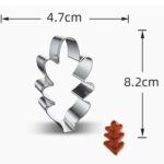 חותכן עלה קריסמס מתכת 5*8 ס"מ בלעדי!