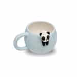 מאג קרמיקה חיות דב פאנדה תלוי על מאג