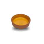 ⁦כלי הגשה טרקוטה גלייז עגול חום 11.2-11.2-3.2 סמ 4 צבעים⁩ – תמונה ⁦4⁩