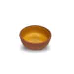 ⁦כלי הגשה טרקוטה גלייז עגול חום 11.2-11.2-3.2 סמ 4 צבעים⁩ – תמונה ⁦2⁩