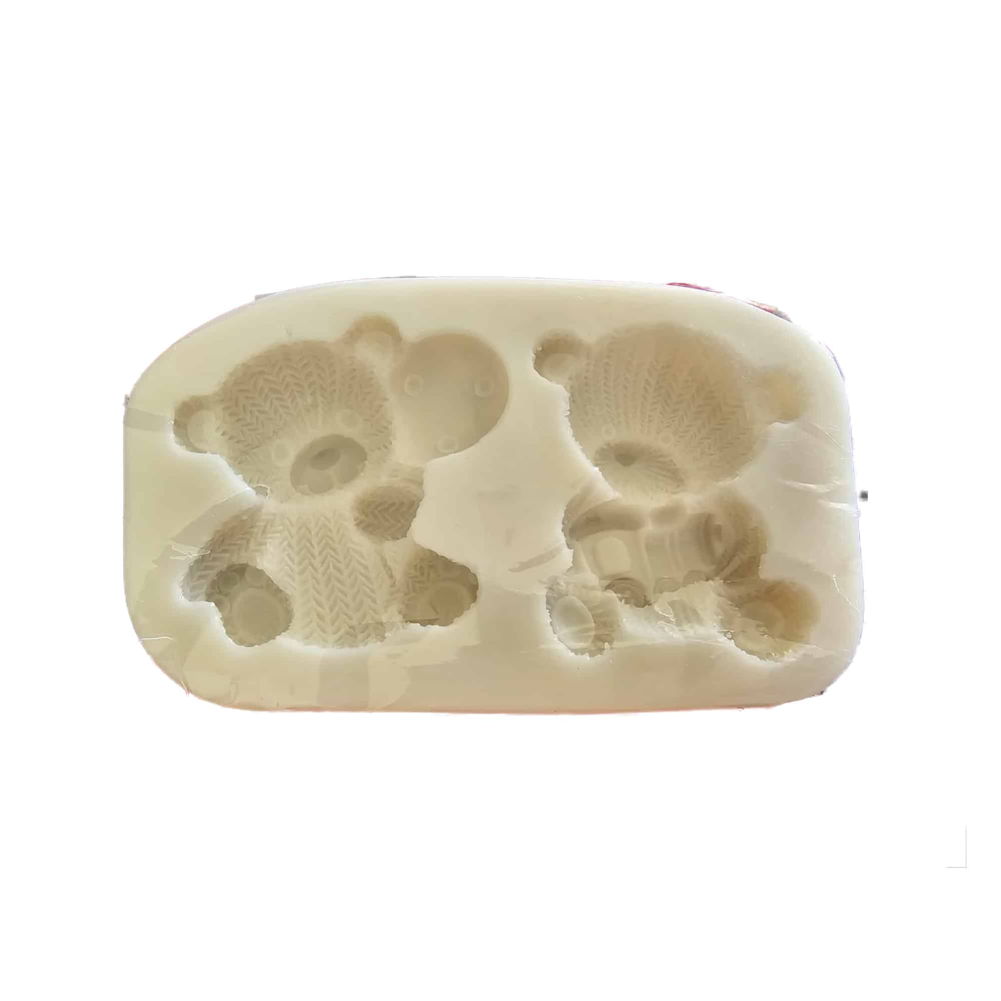 תבנית סילקון צמד דובים גודל התבנית 6*9.5 ס"מ – תמונה 1