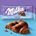 MILKA EXTRA BUBBLY טבלת שוקולד מילקה