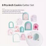 ⁦סט 8 חותכני מסגרת פלסטיק עם מכסה בלעדי!⁩ – תמונה ⁦3⁩