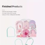 ⁦סט 8 חותכני מסגרת פלסטיק עם מכסה בלעדי!⁩ – תמונה ⁦2⁩