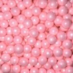 סוכריות חרוזי סוכר ורוד בהיר מטאלי 1 ק"ג