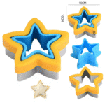 חותכן כפול כוכב חלק/משונן מסיבי ללחם בלעדי!