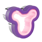 חותכן מיקי מאוס חלק/משונן מסיבי ללחם בלעדי!