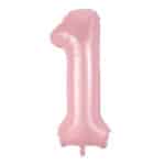 בלון מיילר 34 ורוד בייב ספרה 1