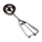 כף גלידה נירוסטה עם קפיץ