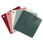 תחתית סילקון מרובעת לסיר חם COOK JOY צבעים מעורבים