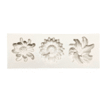 תבנית סילקון סט 3 פרחים שונים 5*13 ס"מ