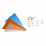 שק זילוף 2 צבעים סיליקון 35 סמ