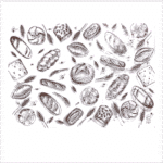 נייר פרגמנט ארוז 25 יח דגם 1352