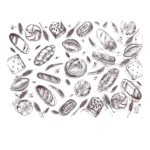 נייר פרגמנט ארוז 25 יח דגם 1352