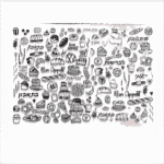 נייר פרגמנט ארוז 25 יח דגם 2411