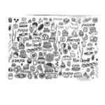 נייר פרגמנט ארוז 25 יח דגם 2411