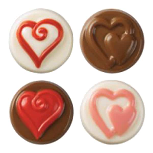 תבנית פלסטיק אהבה להכנת שוקולד אוראו – תמונה 1