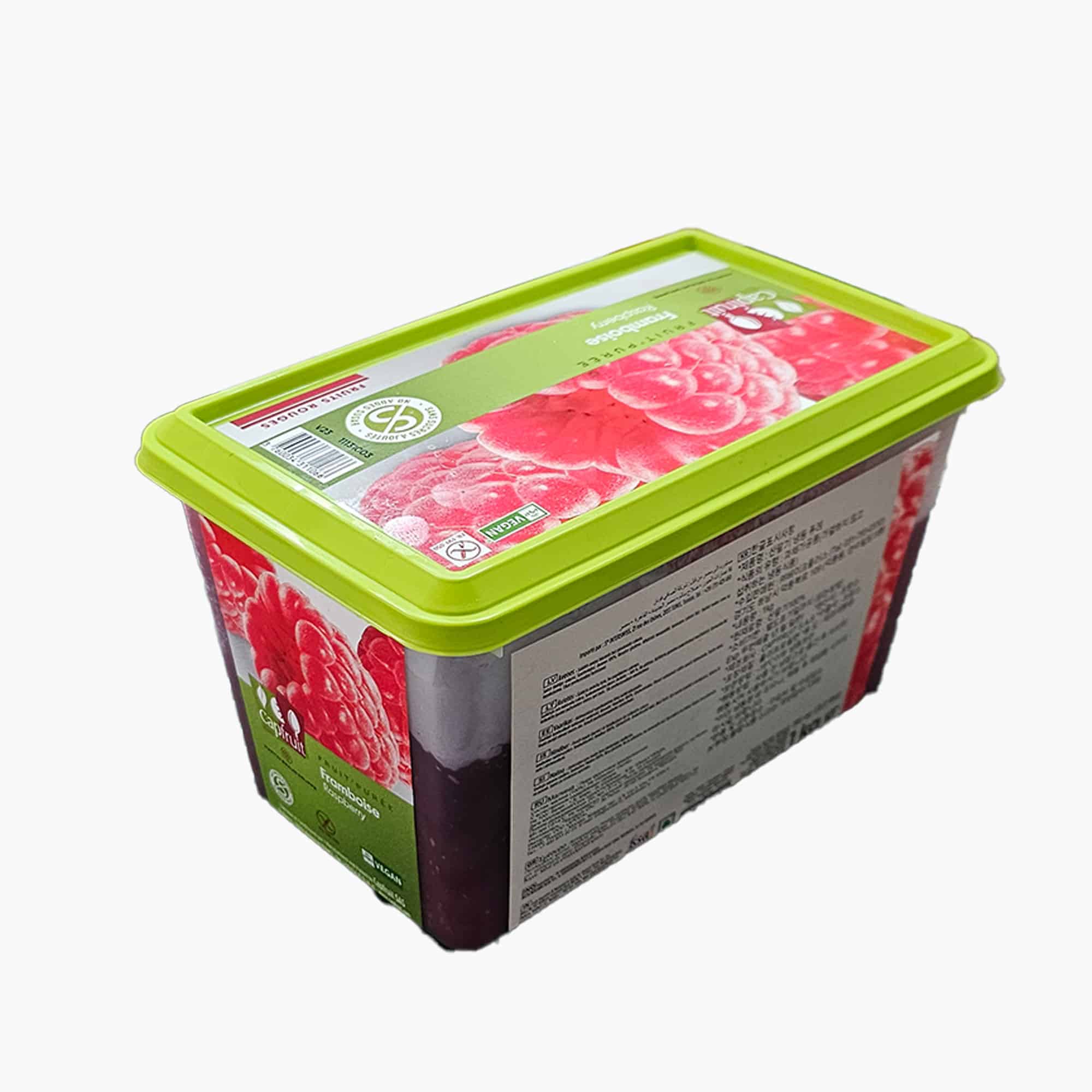 מחית פרי פטל טבעית 1 קג CAPFRUIT – תמונה 1