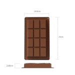 תבנית שוקולד דובאי דגם 3 משבצות 3-22-11.5 ס"מ בלעדי!