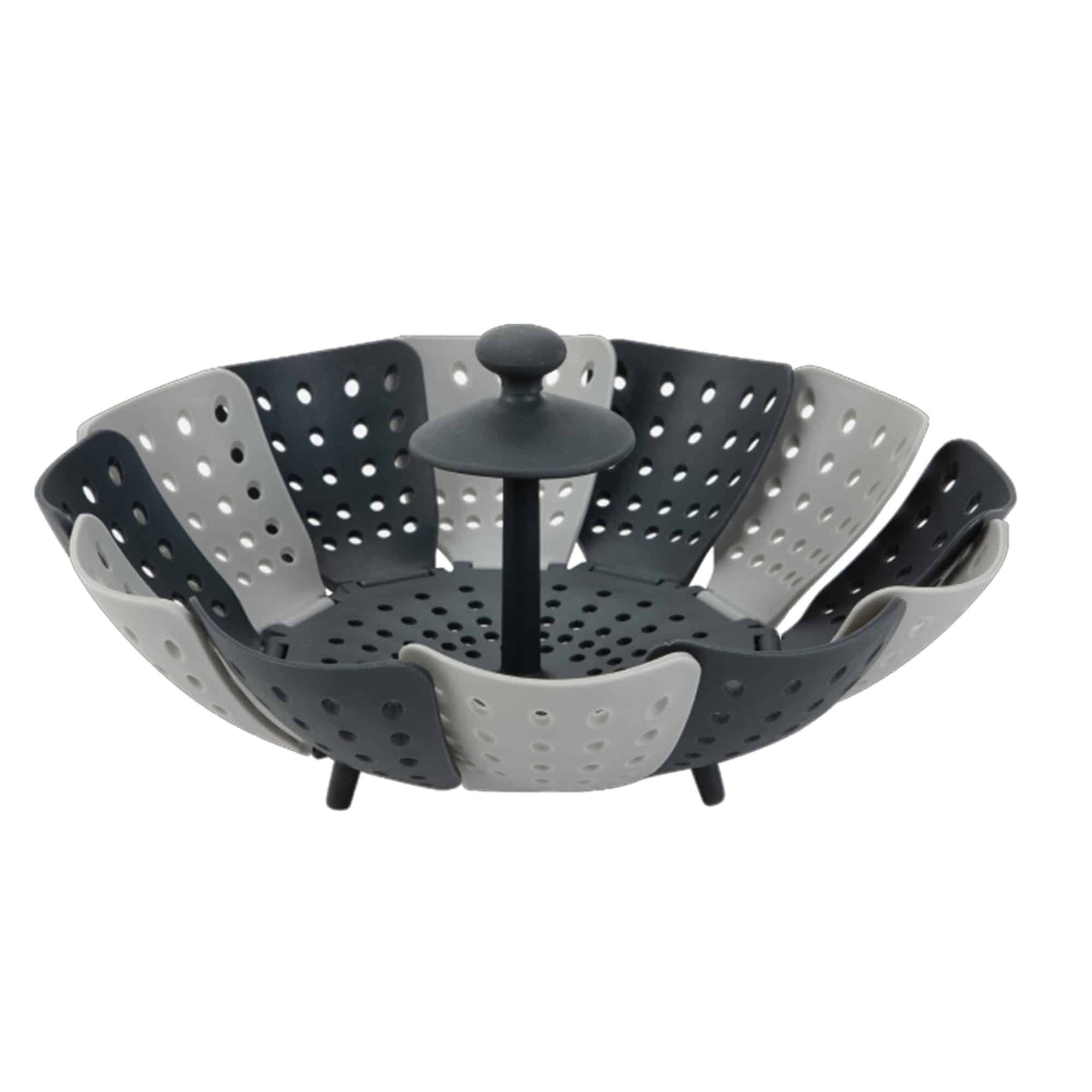 שושנת אידוי מתקפלת מסיליקון ופלסטיק ROSO TOOKLS – תמונה 1