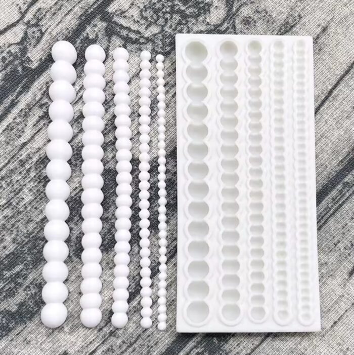 ⁦שרשרת פנינים גדלים שונים דגם 1⁩ – תמונה ⁦4⁩