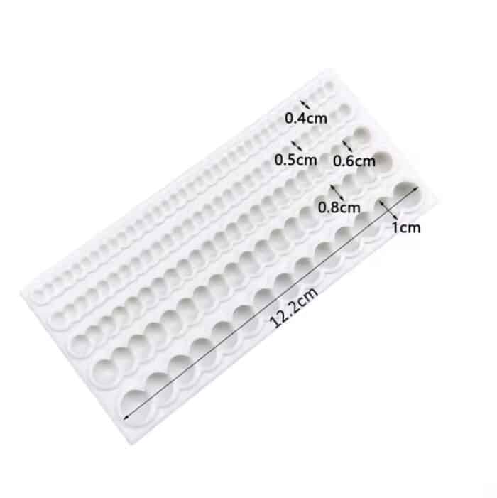 ⁦שרשרת פנינים גדלים שונים דגם 1⁩ – תמונה ⁦5⁩