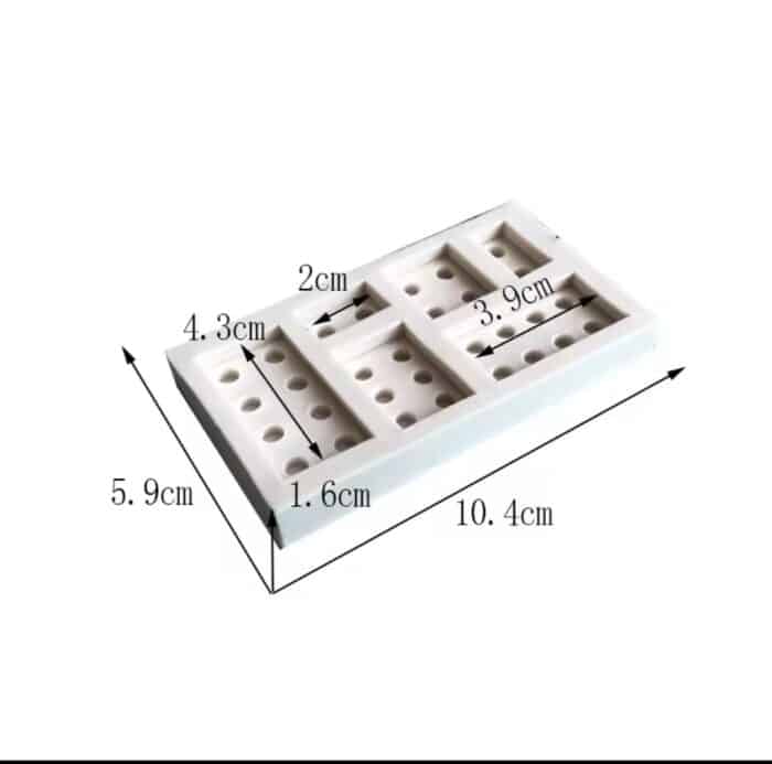 ⁦תבנית סילקון לגו 6 שקעים בלעדי!⁩ – תמונה ⁦2⁩