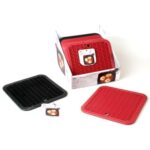 תחתית סילקון מרובעת לסיר חם COOK JOY צבעים מעורבים