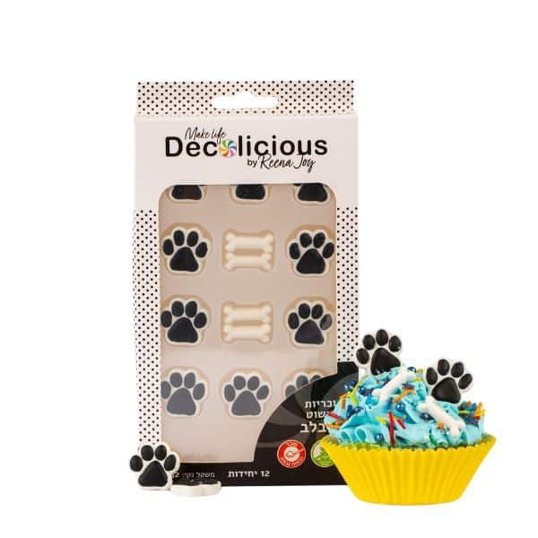 2a9ae29c8dd63cbf8b07f6ca5faeb745 סוכריות לקישוט כפות ועצמות 6 יח' – תמונה 1