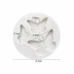 תבנית סיליקון ליצירת פרפרים שונים ק-5.5 סמ