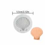 תבנית סיליקון צדפה ק-3.35-5.5 סמ
