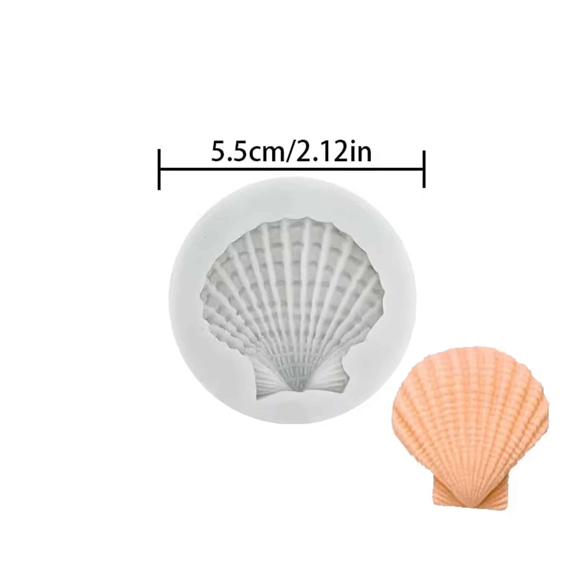 תבנית סיליקון צדפה ק-3.35-5.5 סמ – תמונה 1