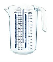 כד מידה אקריל 1500 מל פדריני איטליה – תמונה 1