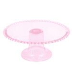 סטנד פלסטיק שולים ורוד שקוף