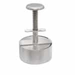 לחצן להמבורגר נירוסטה 11 סמ