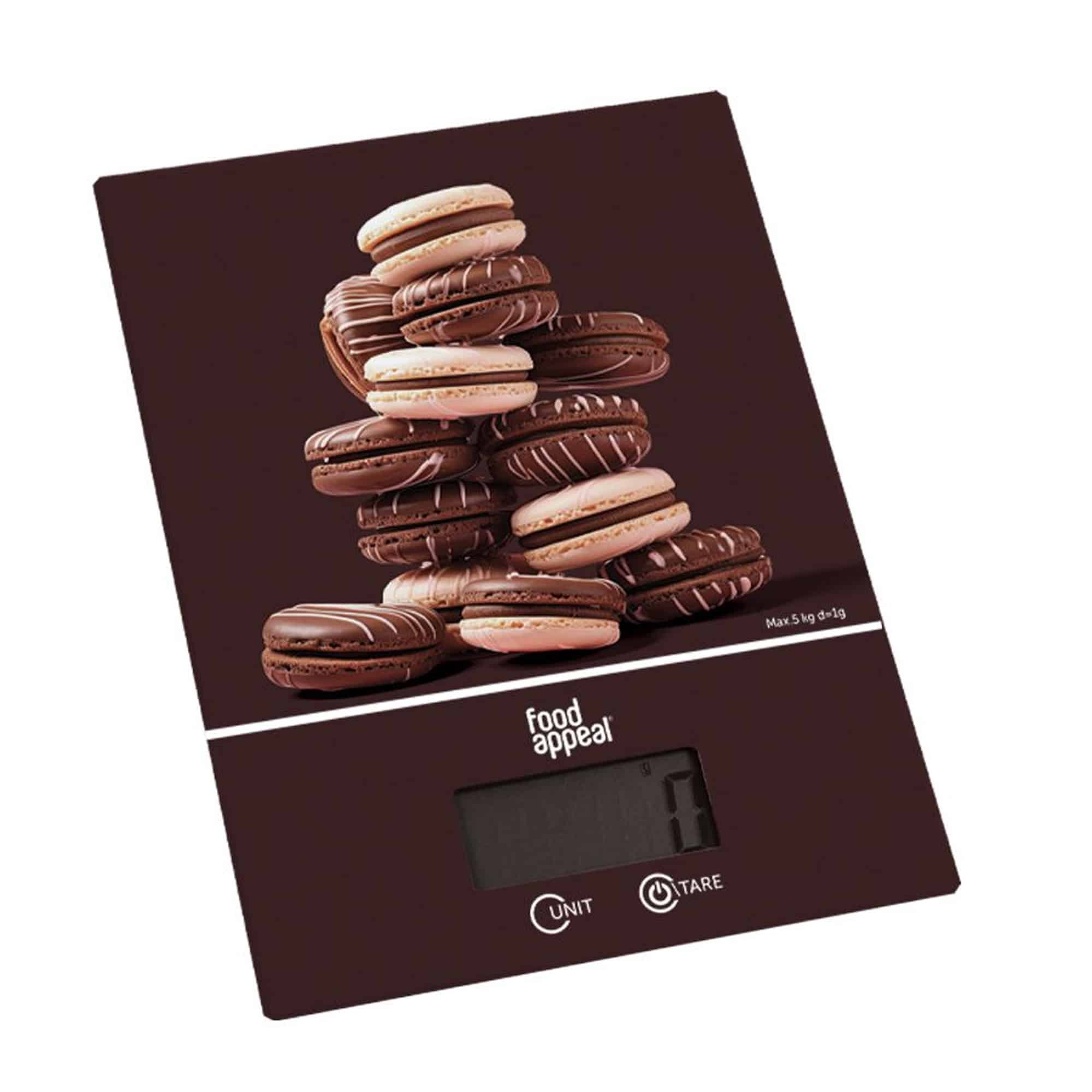 משקל דיגיטלי 5 קג מקרון חום FOOD APPEAL – תמונה 1