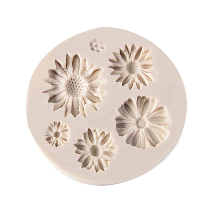 ⁦תבנית 6 פרחים גדלים שונים בלעדי!⁩ – תמונה ⁦2⁩