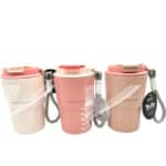 כוס טרמית 300 מל עם רצועת נשיאה